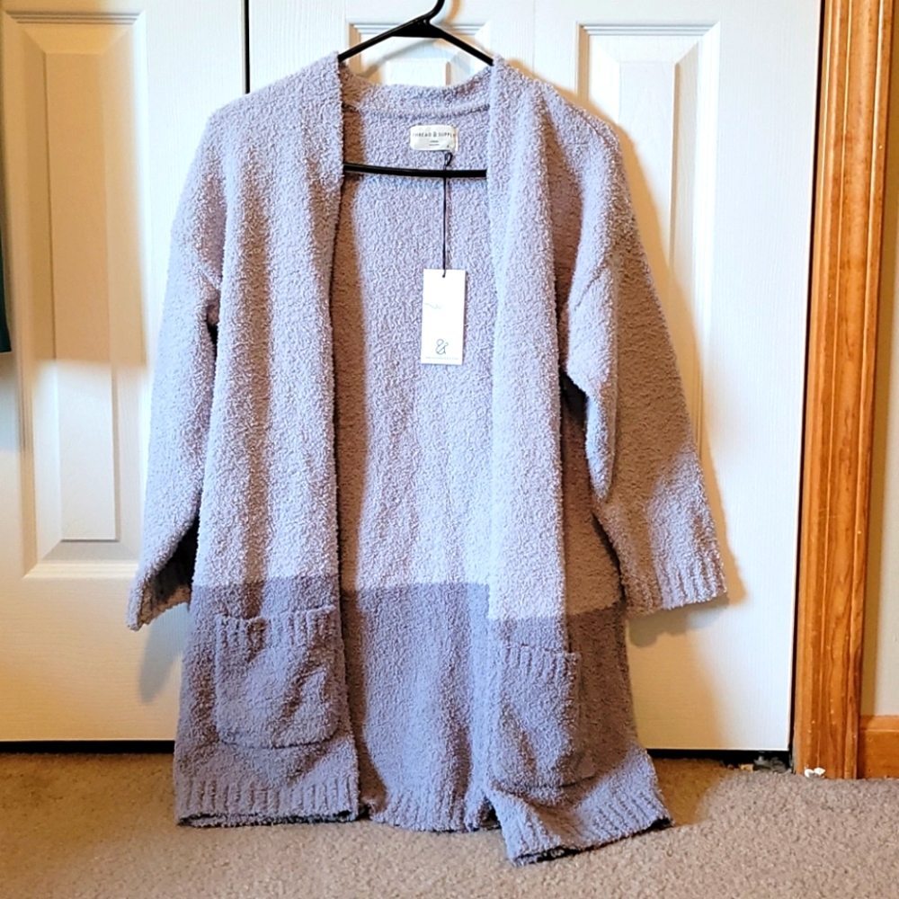 Gray SUPER soft cardigan!